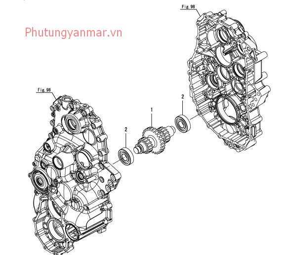 Trục truyền động quay số 4